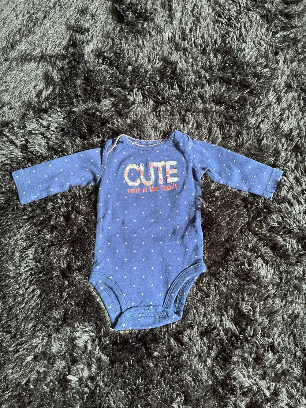 COTTON 0-3 Months Girl NAVY BLUE 7 Piece Bundle. Live Show Listing. $10 starts.